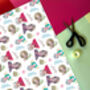 Golden Girls Wrapping Paper, Funny Retro Gift Wrap With Blanche, Dorothy, Rose And Sophia, thumbnail 4 of 10