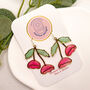 Pink Flower Drop Earrings For Her, thumbnail 2 of 10