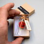 Tiny Paper Rose In A Bottle Personalised Gift, thumbnail 4 of 9