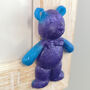 Triple White Wash Wooden Picture Frame With 3D Bears, thumbnail 4 of 5