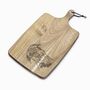 Personalised Irish Wolfhound Engraved Acacia Serving Board, thumbnail 2 of 2
