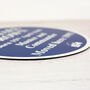 Personalised Retirement Blue Plaque, thumbnail 2 of 5