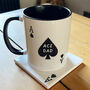 The Ace Dad Mug And Coaster Gift For Him, thumbnail 2 of 2