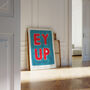 Ey Up Hand Painted Art Print, thumbnail 2 of 6