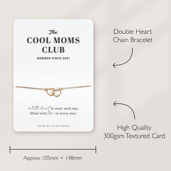 Personalised Cool Mum's Club Jewellery Gift Mother's Day Gift Idea, 4 of 11