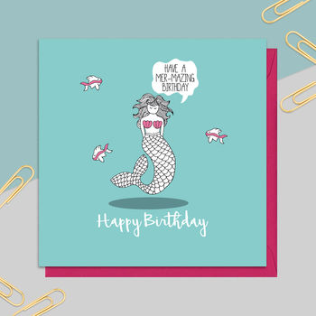 Mer Mazing Birthday Card, 2 of 2