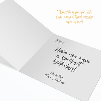 Wrexham Afc Personalised Birthday Card, 6 of 6