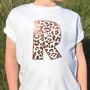 Personalised Rose Gold Leopard Print Tshirt, thumbnail 3 of 3