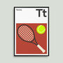 Tennis, Prints And Posters For Sports Fans, thumbnail 4 of 6