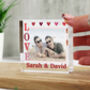 Personalised Love Photo Upload Crystal Block, thumbnail 4 of 5