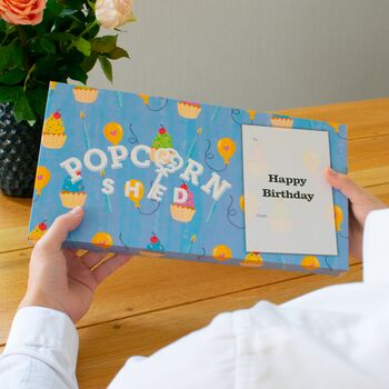 'Happy Birthday' Gourmet Popcorn Letterbox Gift, 5 of 5