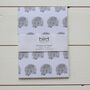 Hedgehog Print Gift Wrap Pack With Card Option, thumbnail 4 of 5