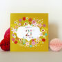 Floral 21st Birthday Card, thumbnail 3 of 5