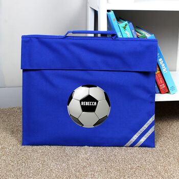 Personalised Football Book Bag, 2 of 3