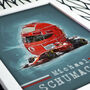 Michael Schumacher Sketch Poster, thumbnail 3 of 4