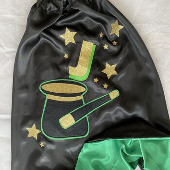 Personalised Satin Magician Cape For Kids, 7 of 11