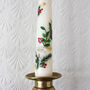 Hand Painted Poinsettia Candles, thumbnail 2 of 5