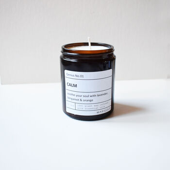 180ml 'Calm' Wellbeing Aromatherapy Scented Candle, 3 of 3