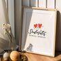 Soulmates Print, Personalised Valentine’s Day Gift, thumbnail 4 of 5