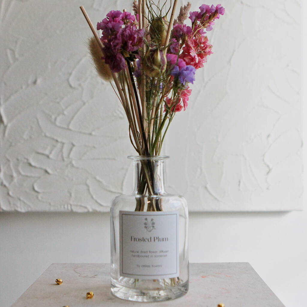 Luxury Dried Flower Diffuser Frosted Pum, 1 of 5