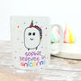 Personalised 'Believe In Unicorns' Mug, thumbnail 2 of 2