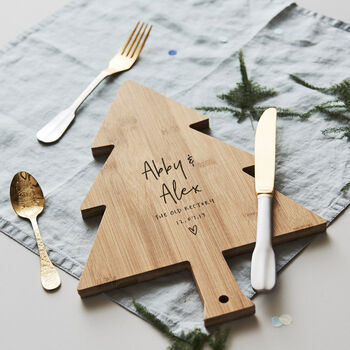Personalised Couples Wooden Chopping/Cheese Board, 3 of 7