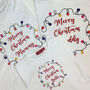Personalised Adult And Child Christmas T Shirt Set, thumbnail 2 of 10