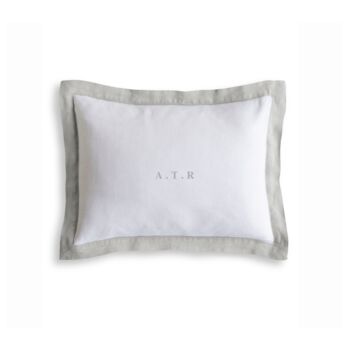 Personalised Initials On Cushion With French Border, 3 of 4