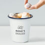 Personalised Enamel Snack Pot, thumbnail 4 of 11