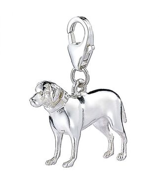 Labrador Sterling Silver Jewellery Charm, 6 of 9