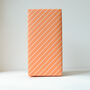 Orange Candy Stripes Wrapping Paper, thumbnail 3 of 3
