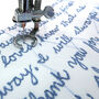 Personalised Father Of The Bride Handwriting Hankie, thumbnail 4 of 7
