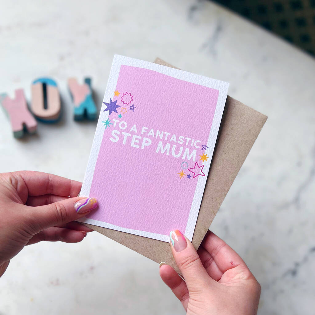 Mother Figure Card 'To A Fantastic Step Mum', 1 of 2
