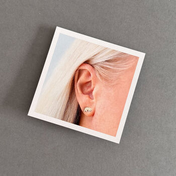 Thank You Sterling Silver Bear Earrings, 8 of 9