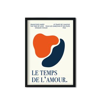The Time Of Love French Abstract Giclée Art Print, 2 of 2