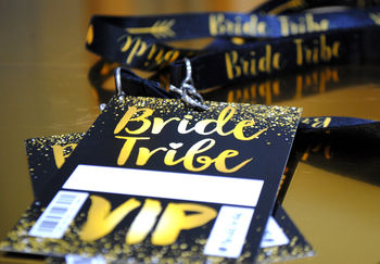 Bride Tribe Vip Hen Party Neck Lanyards, 6 of 12