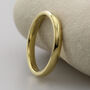 Mens 18ct Gold Polished Court Wedding Ring, thumbnail 4 of 8