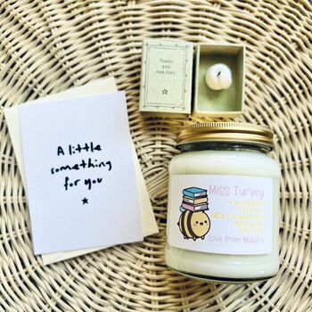 Thank You Teacher Candle And Apple Keepsake, 4 of 10