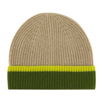 Luxury Beanie Hat In Wool And Cashmere In Multi Colours, 3 of 5