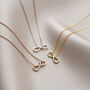 9ct Gold Infinity Necklace, thumbnail 1 of 10