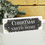 Personalised Family Christmas Wooden Mantel Decoration, thumbnail 3 of 5