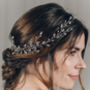 Swarovski Crystal And Pearl Wedding Hair Vine Lily, thumbnail 1 of 11