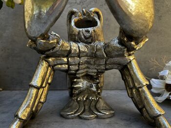 Drunken Silver Lobster Wine Bottle Holder Freestanding, 10 of 12