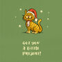 Funny Cat Lovers Christmas Card ‘Present’, thumbnail 2 of 3