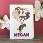 Birthday Puppy Personalised Papercut Card, thumbnail 3 of 4
