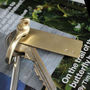 Mens Personalised Brass Shackle Keyring, thumbnail 4 of 4