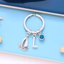 Sailing Boat Personalised Keyring Boating Gift, Present For Sailor, thumbnail 1 of 9