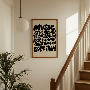 Music Is The Answer Print, 5 of 8