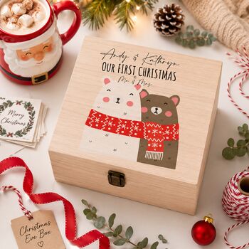 Personalised First Christmas Married Box, 2 of 4