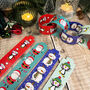 Christmas Paper Chains Santa, Penguin And Snowman 100 Paper Chain Decorations, thumbnail 3 of 5